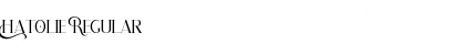 Hatolie Regular Font Hatolie Regular Font