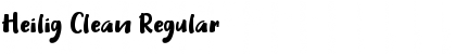 Heilig Clean Regular Font Heilig Clean Regular Font