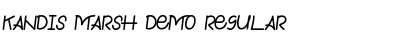 Kandis Marsh Demo Regular Font Kandis Marsh Demo Regular Font