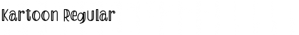 Kartoon Regular Font Kartoon Regular Font