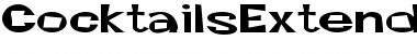 CocktailsExtended Regular Font CocktailsExtended Regular Font