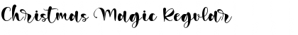Christmas Magic Regular Font Christmas Magic Regular Font