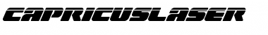 Capricus Laser Regular Font Capricus Laser Regular Font