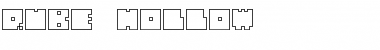 QUBE HOLLOW REGULAR Font QUBE HOLLOW REGULAR Font