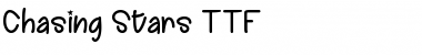 Chasing Stars Regular Font Chasing Stars Regular Font
