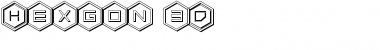 HEX:gon 3D Regular Font HEX:gon 3D Regular Font