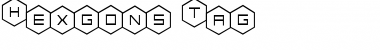 HEX:gon Staggered Regular Font HEX:gon Staggered Regular Font