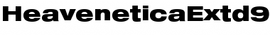 HeaveneticaExtd9 BlkSH Font HeaveneticaExtd9 BlkSH Font
