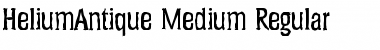 HeliumAntique-Medium Regular Font HeliumAntique-Medium Regular Font
