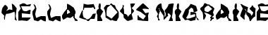 Hellacious Migraine Regular Font Hellacious Migraine Regular Font