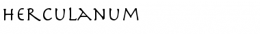 Herculanum Roman Font Herculanum Roman Font