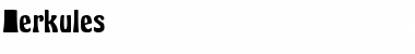 Herkules Regular Font Herkules Regular Font