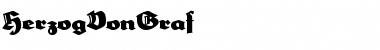 HerzogVonGraf Normal Font HerzogVonGraf Normal Font