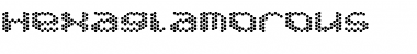 Hexaglamorous Regular Font Hexaglamorous Regular Font