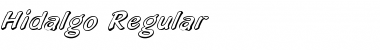 Hidalgo Regular Font Hidalgo Regular Font