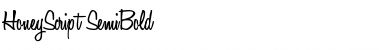 HoneyScript SemiBold Font HoneyScript SemiBold Font