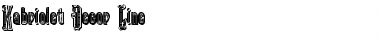 Kabriolet Decor Line Regular Font Kabriolet Decor Line Regular Font