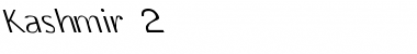 Kashmir 2 Regular Font Kashmir 2 Regular Font