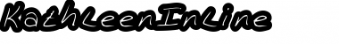 KathleenInline Regular Font KathleenInline Regular Font