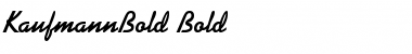 KaufmannBold-Bold Regular Font KaufmannBold-Bold Regular Font
