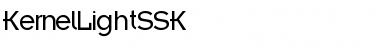 KernelLightSSK Regular Font KernelLightSSK Regular Font