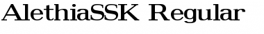 AlethiaSSK Regular Font AlethiaSSK Regular Font