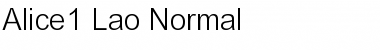 Alice1 Lao Regular Font Alice1 Lao Regular Font