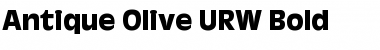 Antique Olive Bold Font Antique Olive Bold Font
