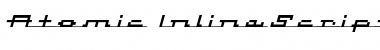 Atomic InlineScriptItalic Font Atomic InlineScriptItalic Font