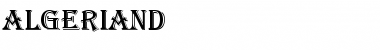 AlgerianD Regular Font AlgerianD Regular Font