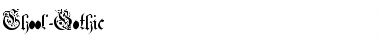 Chool-Gothic Regular Font Chool-Gothic Regular Font