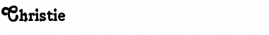 Christie Regular Font Christie Regular Font