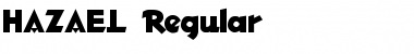 HAZAEL Regular Font HAZAEL Regular Font