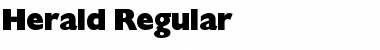 Herald Regular Font Herald Regular Font