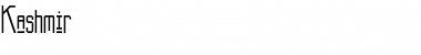 Kashmir Regular Font Kashmir Regular Font