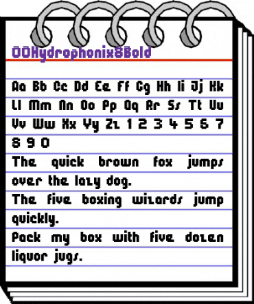 00Hydrophonix8 Bold animated font preview 00Hydrophonix8 Bold animated font preview