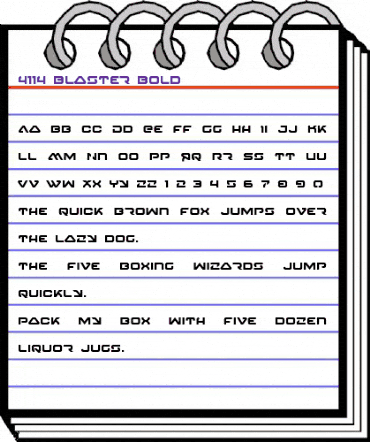 4114 Blaster Bold Bold animated font preview 4114 Blaster Bold Bold animated font preview