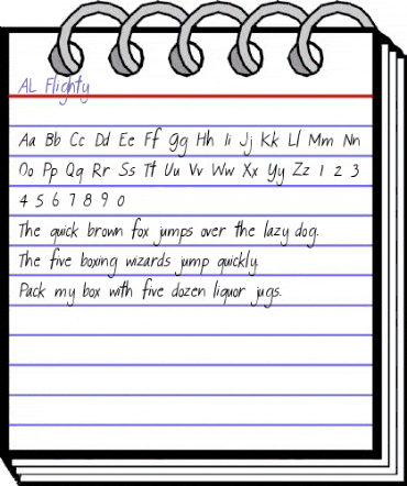 AL Flighty Regular animated font preview AL Flighty Regular animated font preview