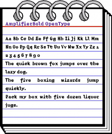 Amplifier Regular animated font preview Amplifier Regular animated font preview
