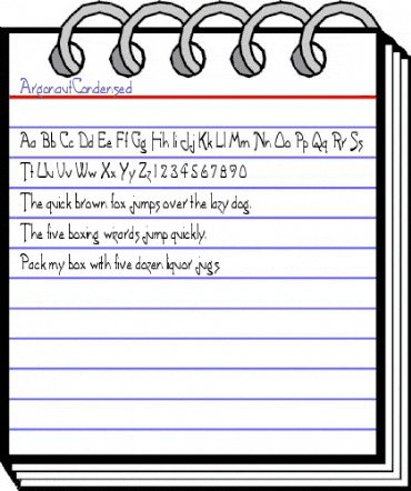 ArgonautCondensed Regular animated font preview ArgonautCondensed Regular animated font preview