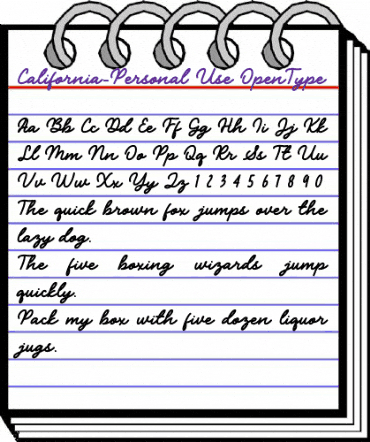 California-Personal Use Regular animated font preview California-Personal Use Regular animated font preview