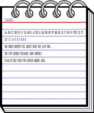 Canarias Regular animated font preview Canarias Regular animated font preview