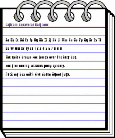 Captain Canaveral Halftone Regular animated font preview Captain Canaveral Halftone Regular animated font preview