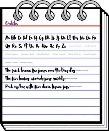 Carlitos Regular animated font preview Carlitos Regular animated font preview