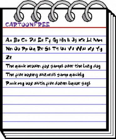 CARTOON FREE Regular animated font preview CARTOON FREE Regular animated font preview