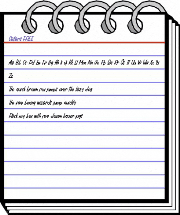 Catars FREE Regular animated font preview Catars FREE Regular animated font preview