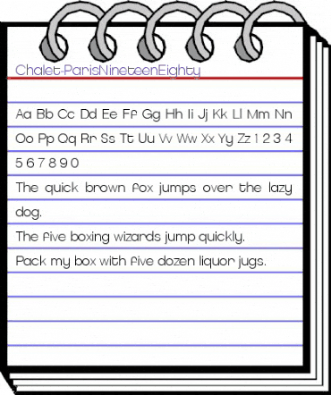 Chalet ParisNineteenEighty animated font preview Chalet ParisNineteenEighty animated font preview