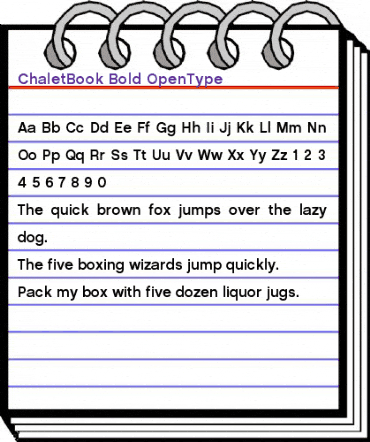ChaletBook Bold animated font preview ChaletBook Bold animated font preview