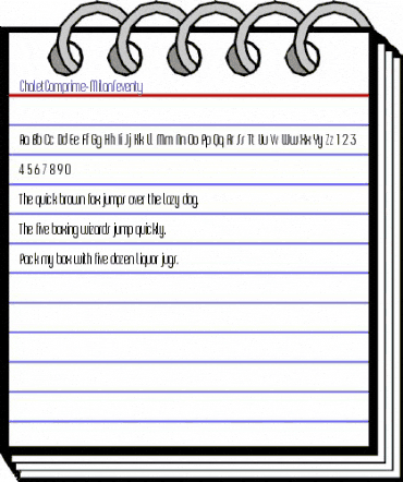 ChaletComprime-MilanSeventy Regular animated font preview ChaletComprime-MilanSeventy Regular animated font preview