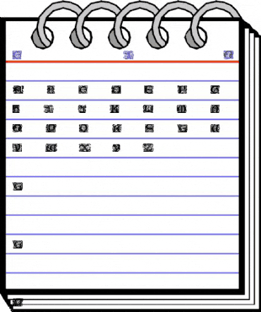 ChaucerianInitials Regular animated font preview ChaucerianInitials Regular animated font preview